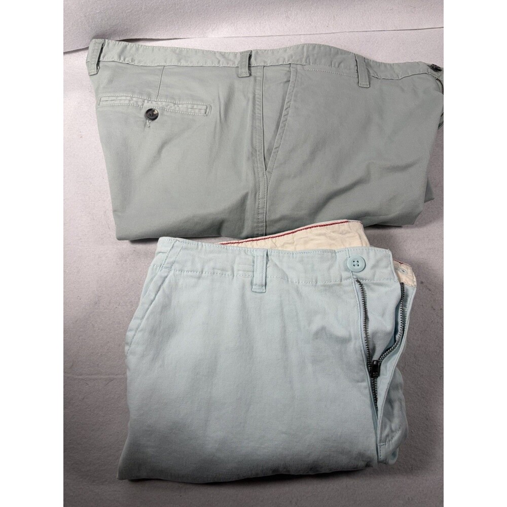 2 George Men's Performance Shorts 9" Green Sz 38 Golf Tennis EUC